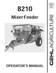 GEHL 8210 MIXER FEEDER (908015) OPERATOR MANUAL PDF DOWNLOAD