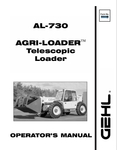GEHL AL-730 TELESCOPIC LOADER (908448) OPERATOR MANUAL PDF DOWNLOAD