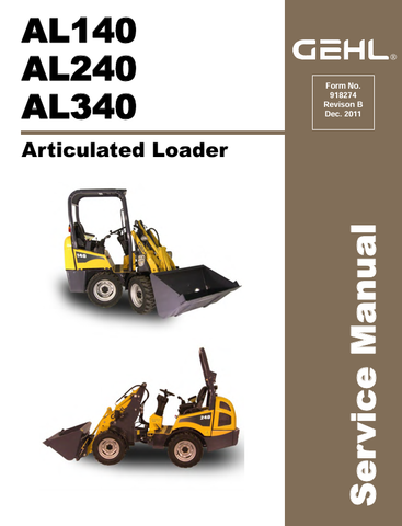 GEHL AL140, AL240, AL340 (918274) SERVICE MANUAL - PDF FILE