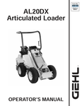 GEHL AL20DX ARTICULATED LOADER (908180) OPERATOR MANUAL PDF DOWNLOAD