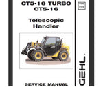 UNLOCK THE FULL POTENTIAL OF YOUR GEHL CT5-16 AND CT5-16 TURBO TELESCOPIC HANDLER WITH OUR COMPREHENSIVE SERVICE REPAIR MANUAL IN PDF FORMAT.
