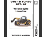 UNLOCK THE FULL POTENTIAL OF YOUR GEHL CT6-18 AND CT6-18 TURBO TELESCOPIC HANDLER WITH OUR COMPREHENSIVE SERVICE REPAIR MANUAL IN PDF FORMAT.