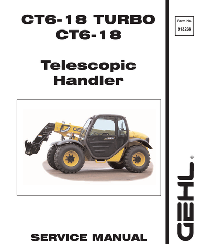 GEHL CT6-18 TELESCOPIC HANDLER (913238) SERVICE MANUAL PDF DOWNLOAD
