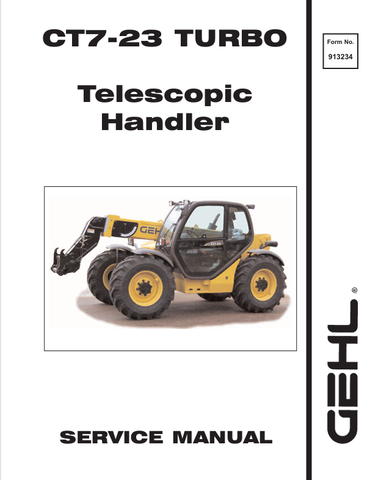 GEHL CT7-23 TELESCOPIC HANDLER (913234) SERVICE MANUAL PDF DOWNLOAD