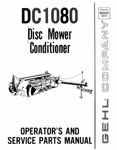 GEHL DC1080 (903020) OPERATOR MANUAL PDF DOWNLOAD