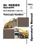 GEHL DL SERIES TELESCOPIC HANDLER (913287B) OPERATOR MANUAL - PDF FILE