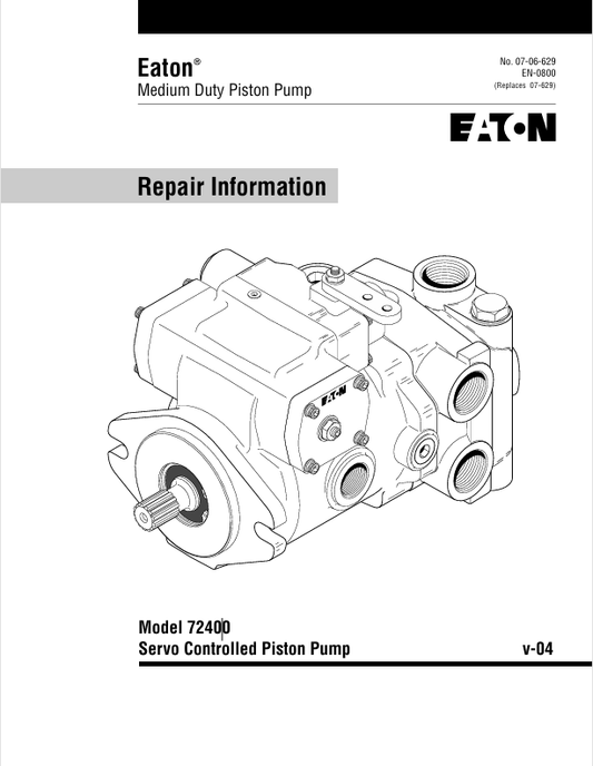 GEHL EATON 72400 (917119) SERVICE MANUAL PDF DOWNLOAD