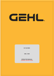 GEHL GBL X 900 CRAWLER (53112218EN) OPERATOR MANUAL - PDF FILE