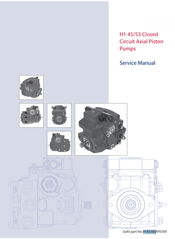 GEHL H1 45, 53 (918358) SERVICE MANUAL - PDF FILE