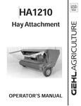 GEHL HA1210 HAY ATTACHMENT (907083A) OPERATOR MANUAL - PDF FILE