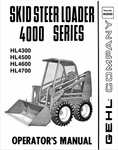 GEHL HL4300, 4500, 4600, 4700 (902095) OPERATOR MANUAL - PDF FILE
