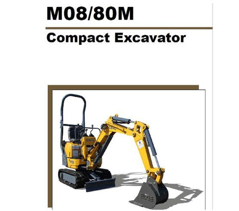 UNLOCK THE FULL POTENTIAL OF YOUR GEHL M08, 80M COMPACT EXCAVATOR WITH OUR COMPREHENSIVE SERVICE REPAIR MANUAL IN PDF FORMAT.