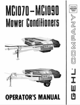 GEHL MCI070, MCI090 (902359A) OPERATOR MANUAL - PDF FILE