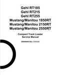 GEHL MUSTANG 1850RT, 2150RT (50940649) SERVICE MANUAL - PDF FILE