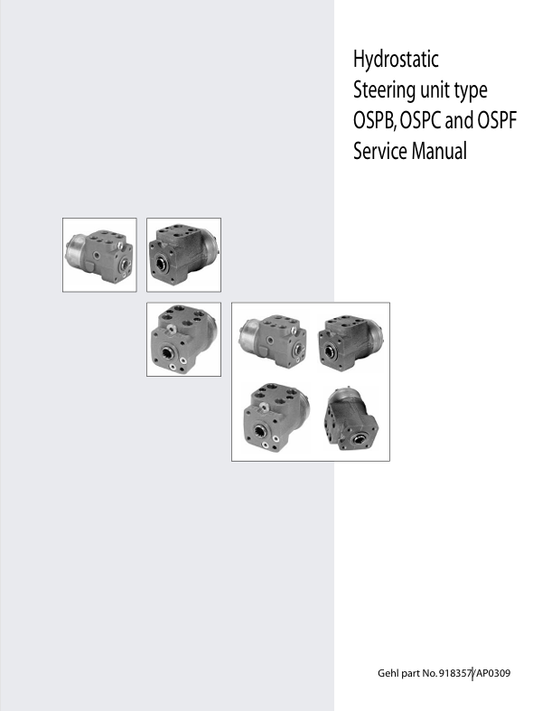 GEHL OSPB, OSPC, OSPF (918357) SERVICE MANUAL - PDF FILE