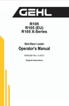 GEHL R105 SKID STEER LOADER (50950260) OPERATOR MANUAL - PDF FILE