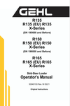 GEHL R135, R150, R165 (50940193) OPERATOR MANUAL - PDF FILE