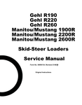 GEHL R190, R220, R260 (50950134) SERVICE MANUAL - PDF FILE