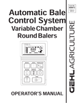 GEHL RB2580, RB2680, RB2780 (909812) OPERATOR MANUAL PDF DOWNLOAD