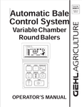 GEHL RB2580, RB2680, RB2880 (909812A) OPERATOR MANUAL - PDF FILE
