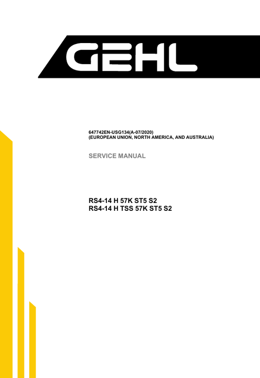 GEHL RS4-14 H (647742EN) SERVICE MANUAL PDF DOWNLOAD