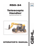 GEHL RS5-34 TELESCOPIC HANDLERS (913227) OPERATOR MANUAL PDF DOWNLOAD