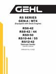 GEHL RS SERIES (50960200) OPERATOR MANUAL PDF DOWNLOAD