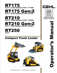 GEHL RT175, RT210, RT250 (50940159F) OPERATOR MANUAL PDF DOWNLOAD