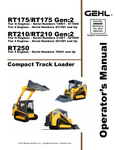 GEHL RT175, RT210, RT250 (50940360A) OPERATOR MANUAL PDF DOWNLOAD