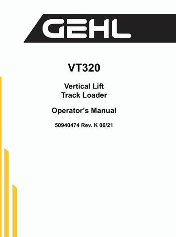 GEHL RT175, RT210, RT250 (50940474) OPERATOR MANUAL PDF DOWNLOAD