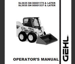 ENHANCE YOUR OPERATIONAL EFFICIENCY WITH THE GEHL SL3635 AND SL3935 SKID-STEER LOADER OPERATOR’S MANUAL IN PDF FORMAT.