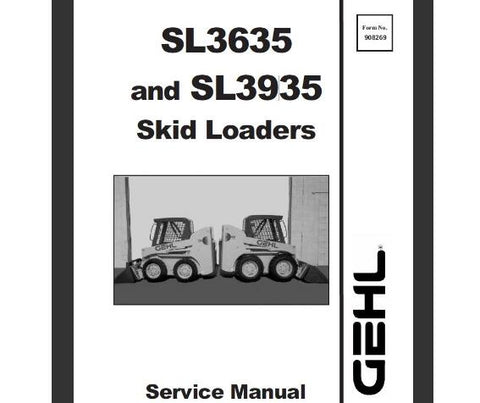 UNLOCK THE FULL POTENTIAL OF YOUR GEHL SL3635 AND SL3935 SKID LOADERS WITH OUR COMPREHENSIVE SERVICE REPAIR MANUAL IN PDF FORMAT.