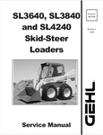 GEHL SL3640, SL3840 (917170A) SERVICE MANUAL - PDF FILE