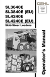 GEHL SL3640E, SL3840E, SL4240E (917334) OPERATOR MANUAL PDF DOWNLOAD
