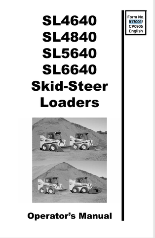 GEHL SL4640, SL4840, SL5640 (917001) OPERATOR MANUAL PDF DOWNLOAD