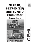 GEHL SL7610, SL7710, SL7810 (917033) SERVICE MANUAL - PDF FILE