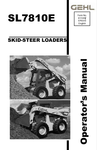GEHL SL7810E SKID-STEER LOADERS (917245) OPERATOR MANUAL PDF DOWNLOAD
