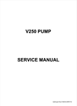 GEHL V250 GEHL COMER PUMP SERVICE REPAIR MANUAL 918355-REVA - PDF FILE