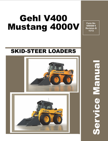 GEHL V400, 4000V SKID (50950064) SERVICE MANUAL - PDF FILE