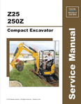 GEHL Z25, 250Z COMPACT EXCAVATOR (50940346A) SERVICE MANUAL - PDF FILE