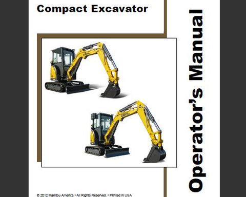 UNLOCK THE FULL POTENTIAL OF YOUR GEHL Z27 AND Z35 COMPACT EXCAVATORS WITH OUR COMPREHENSIVE OPERATOR’S MANUAL IN PDF FORMAT. 