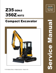 GEHL Z35, 350Z COMPACT EXCAVATOR (50940137B) SERVICE MANUAL - PDF FILE