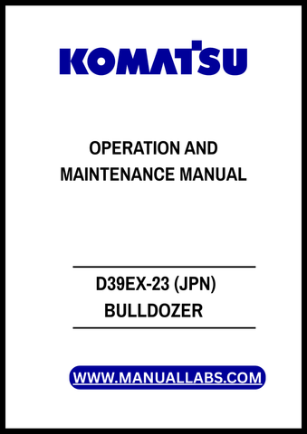 KOMATSU D155AX-5 (JPN) BULLDOZER SN 76243-UP OPERATION AND MAINTENANCE MANUAL - PDF FILE