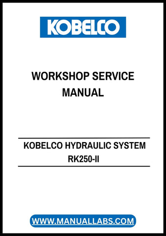 KOBELCO HYDRAULIC SYSTEM RK250-II WORKSHOP SERVICE MANUAL S5EZ1203E-2 - PDF