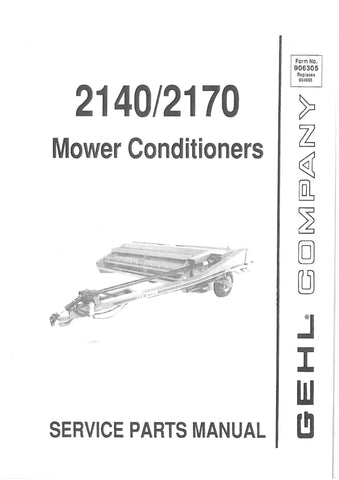 2140 / 2170 - Gehl Mower Conditioner Parts Manual - Manual labs
