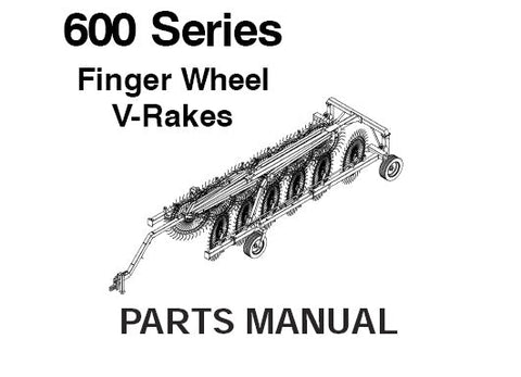600 - Gehl Series Finger Wheel V-Rakes Parts Manual - Manual labs