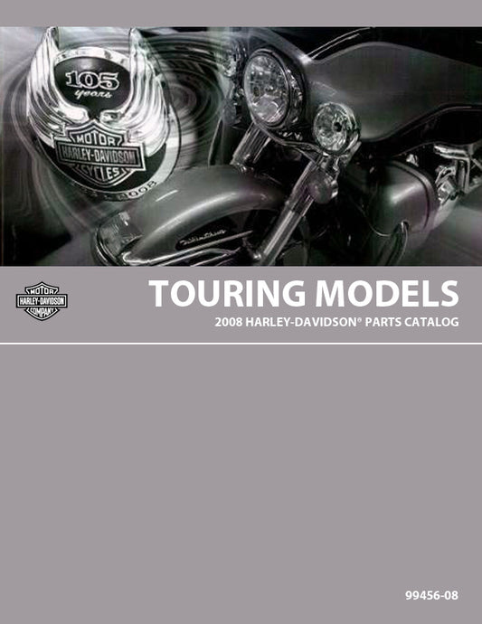Discover the ultimate resource for Harley-Davidson enthusiasts with the 2008 Touring Parts Catalog Manual (99456-08) in PDF format. This comprehensive guide is designed to provide you with detailed information on all parts and accessories for your touring motorcycle, ensuring you have everything you need to keep your ride in top condition.