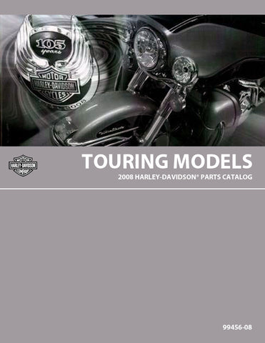 Discover the ultimate resource for Harley-Davidson enthusiasts with the 2008 Touring Parts Catalog Manual (99456-08) in PDF format. This comprehensive guide is designed to provide you with detailed information on all parts and accessories for your touring motorcycle, ensuring you have everything you need to keep your ride in top condition.