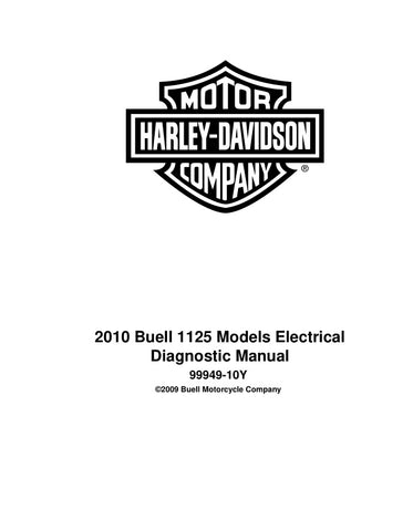 Unlock the full potential of your 2010 Buell 1125 with the HARLEY-DAVIDSON Electrical Diagnostic Manual (99949-10Y) in PDF format. This comprehensive guide provides detailed troubleshooting procedures, wiring diagrams, and diagnostic tips to help you efficiently diagnose and resolve electrical issues. Perfect for both seasoned mechanics and DIY enthusiasts, this manual ensures you have the knowledge and tools needed to keep your motorcycle running smoothly. Don't miss out on the opportunity to enhance your 