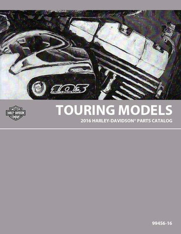Unlock the full potential of your Harley-Davidson with the 2016 Touring Parts Catalog Manual (99456-16) in PDF format. This comprehensive guide provides detailed information on all available parts and accessories, ensuring you can customize and maintain your ride with confidence. With easy navigation and clear illustrations, finding the right components for your motorcycle has never been simpler. Elevate your riding experience and keep your bike in peak condition with this essential resource for any Harley 